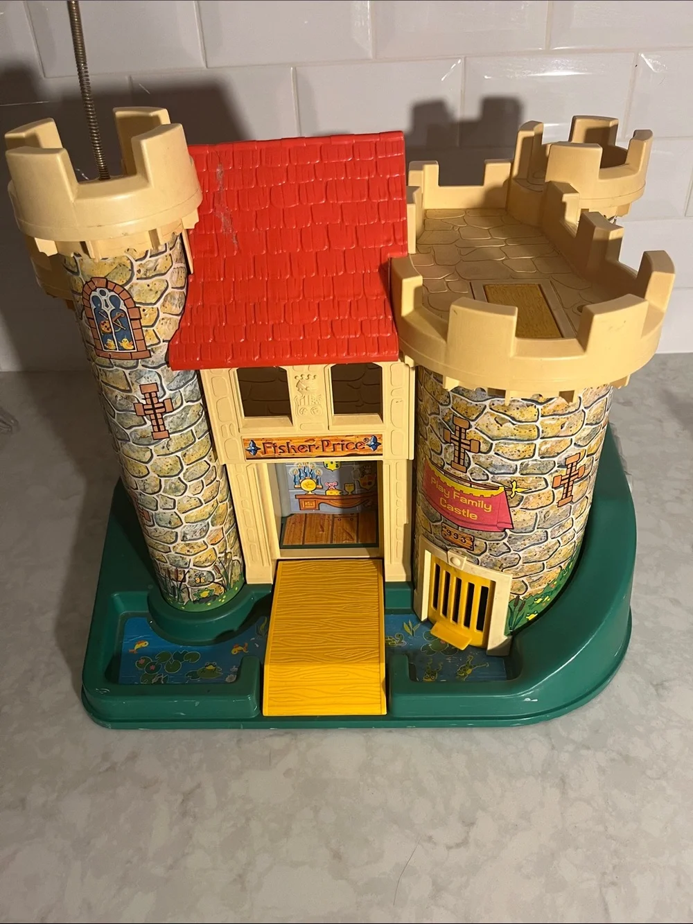 Vintage Fisher Price Play Family Castle #993 Rare
